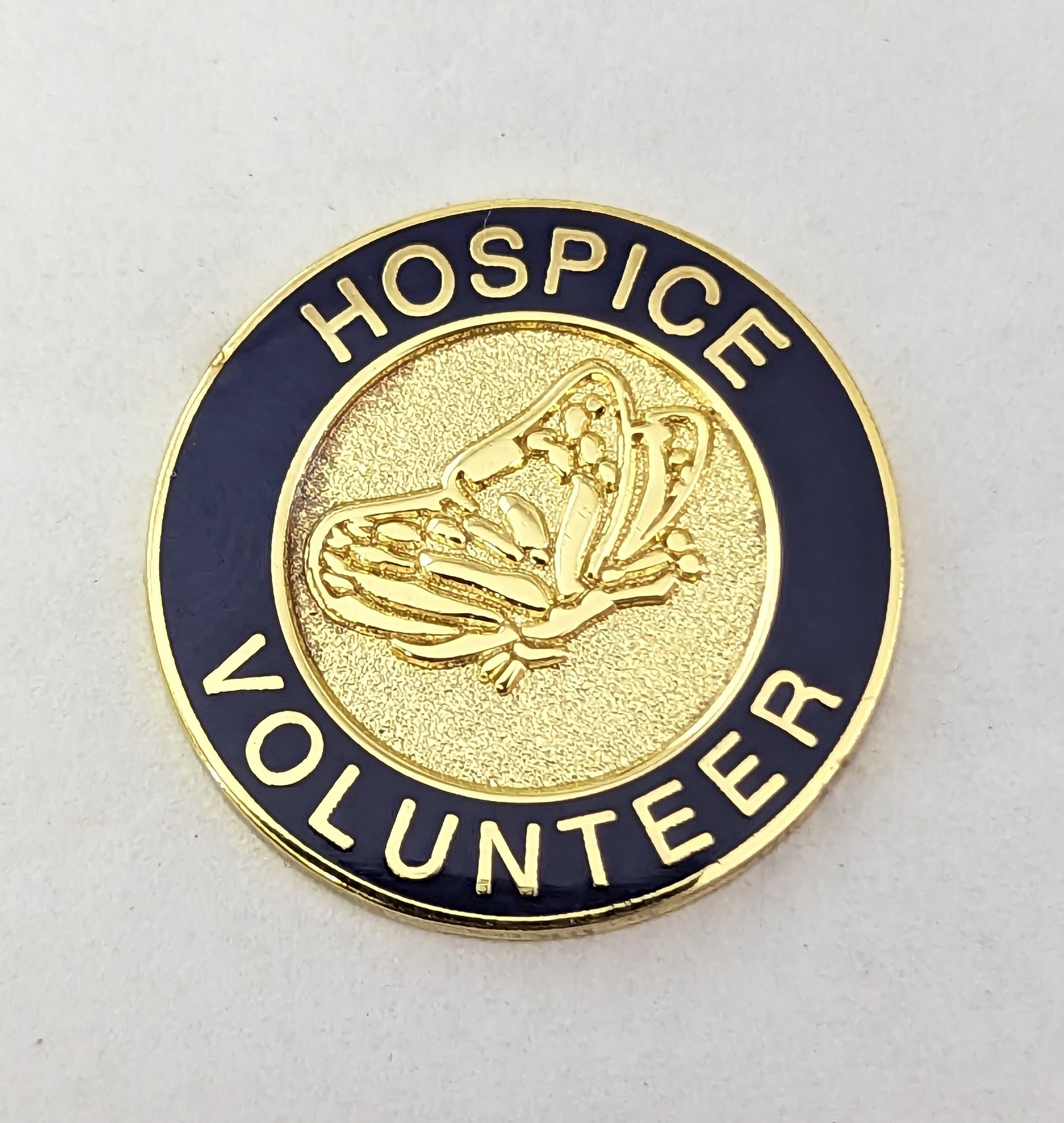 Stock Hospice Lapel Pin – Butterfly Design #157